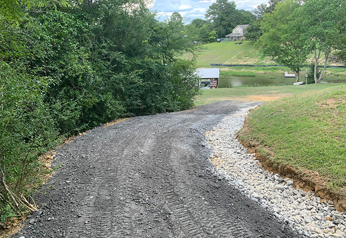 Driveway grading in Tuscaloosa Alabama